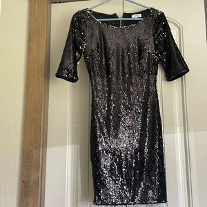 Verte black sequin dress!